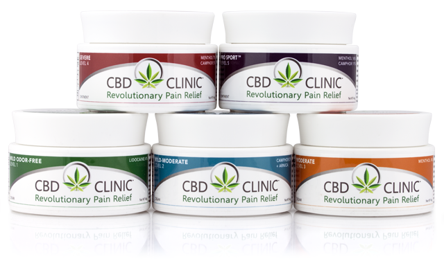 CBD Clinic Pain Relief Level 3-5 (Price varies with level)