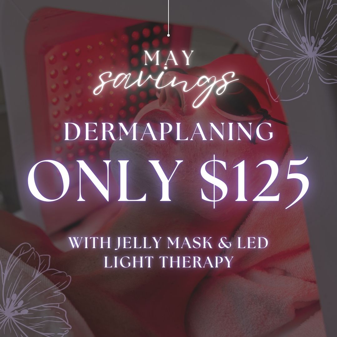 Dermaplaning Facial | + Jelly Mask &amp; LED Light Therapy