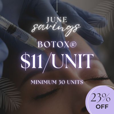 Botox | ONLY $11/Unit