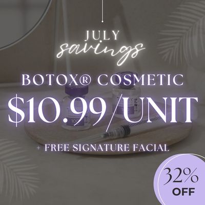 Botox® | ONLY $10.99/Unit + FREE Signature Facial