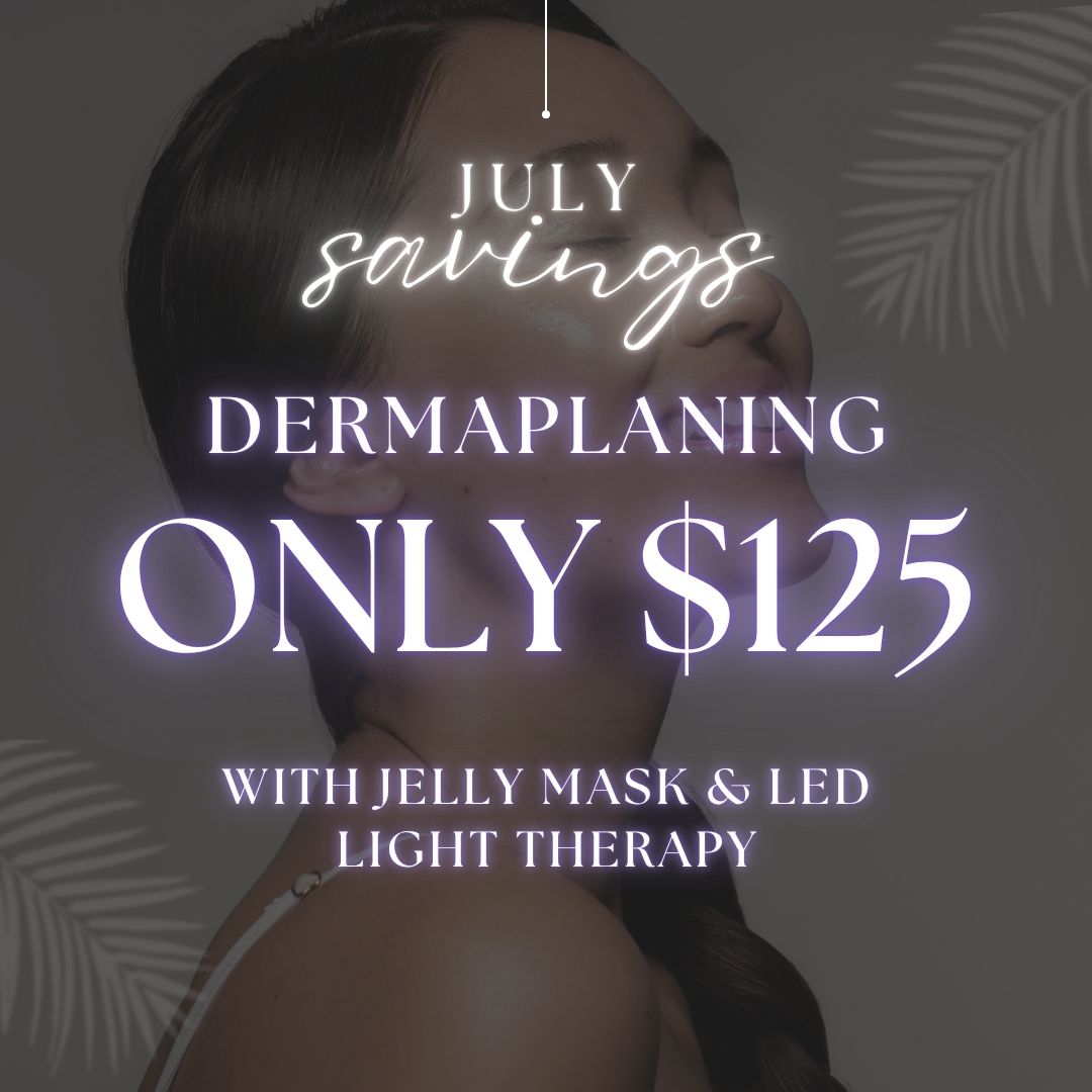 Dermaplaning Facial | + Jelly Mask &amp; LED Light Therapy