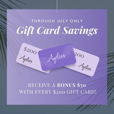 Gift Card Savings | Bonus $50 for Every $200 Gift Card Purchased!