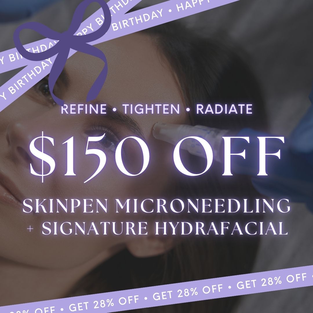 Birthday Glow | $150 OFF SkinPen Microneedling + Signature Hydrafacial