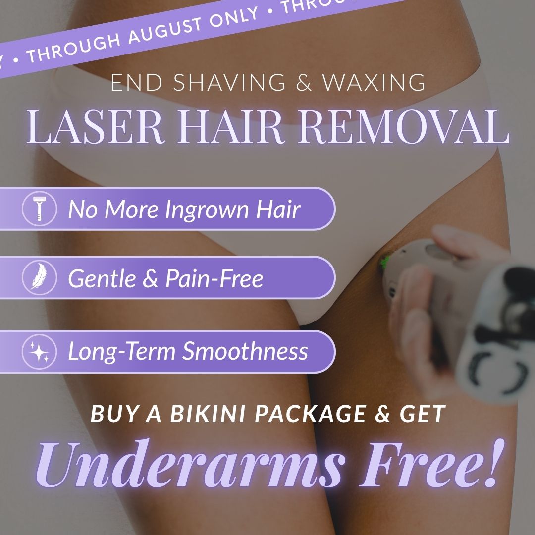 Bikini Laser Hair Removal | 1 Year Unlimited + Underarms FREE