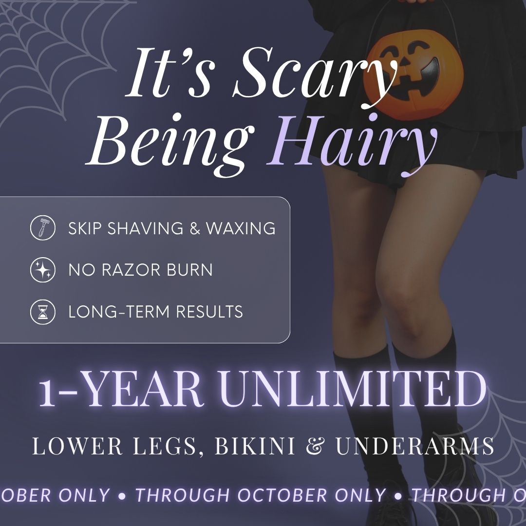 Laser Hair Removal | 1-Year Unlimited Package for Lower Legs, Bikini, &amp; Underarms