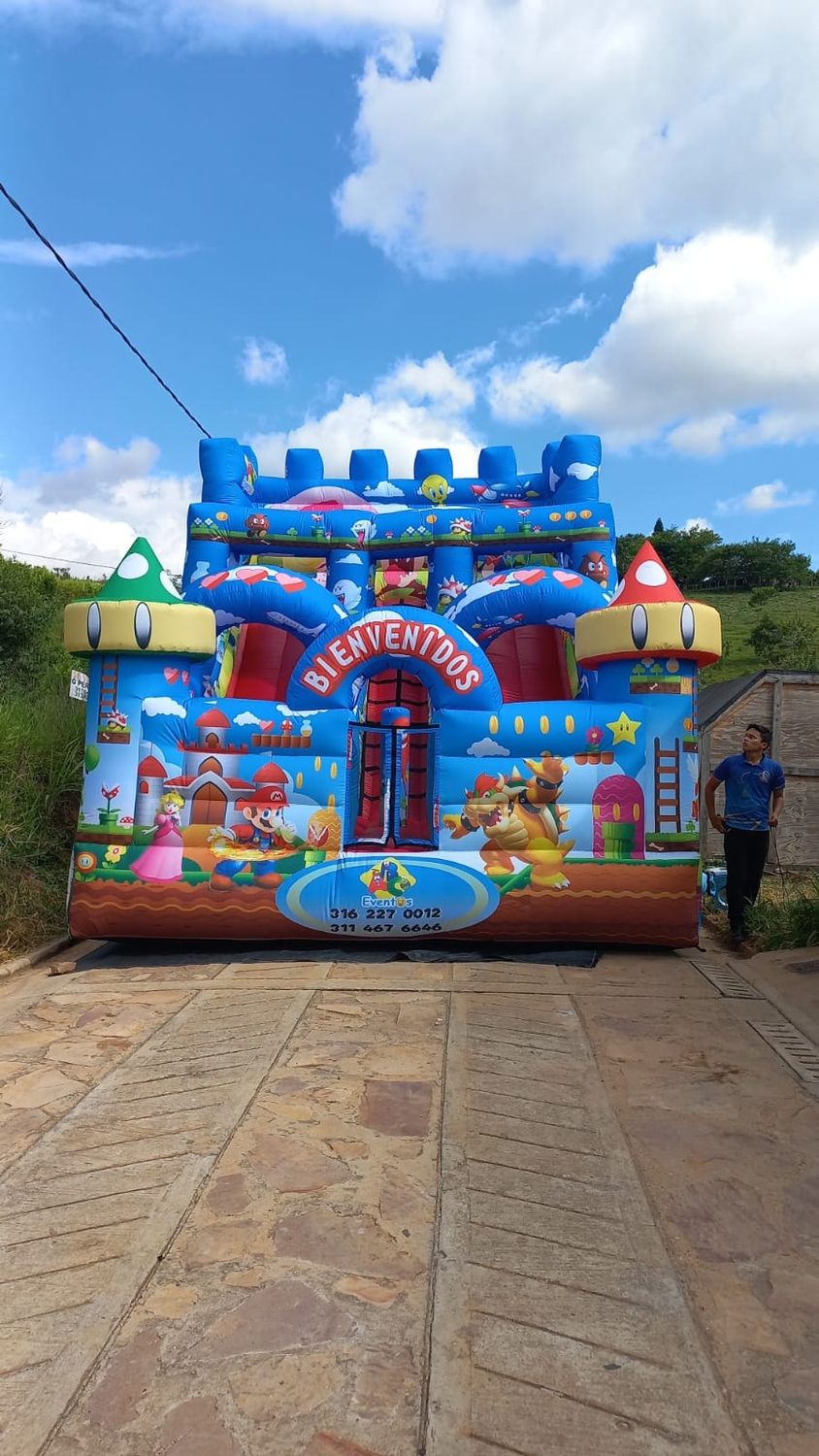 MEGA INFLABLE Mario Bros