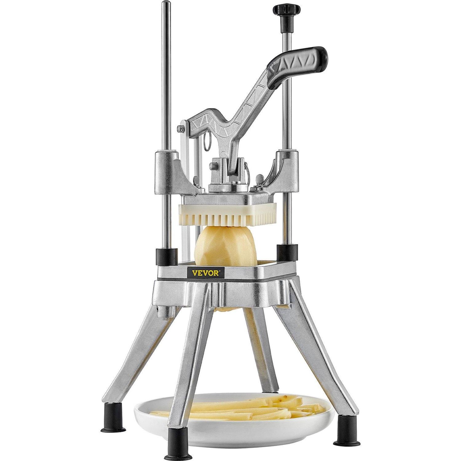 VEVOR Commercial Chopper with 4 Replacement Blades Commercial Vegetable Chopper