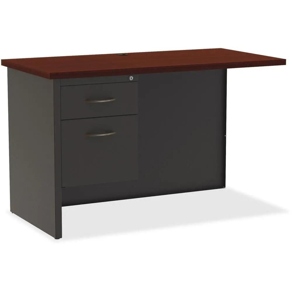 Lorell Fortress Modular Series Left Return - 48&quot; x 24&quot; , 1.1&quot; Top - 2 x Box