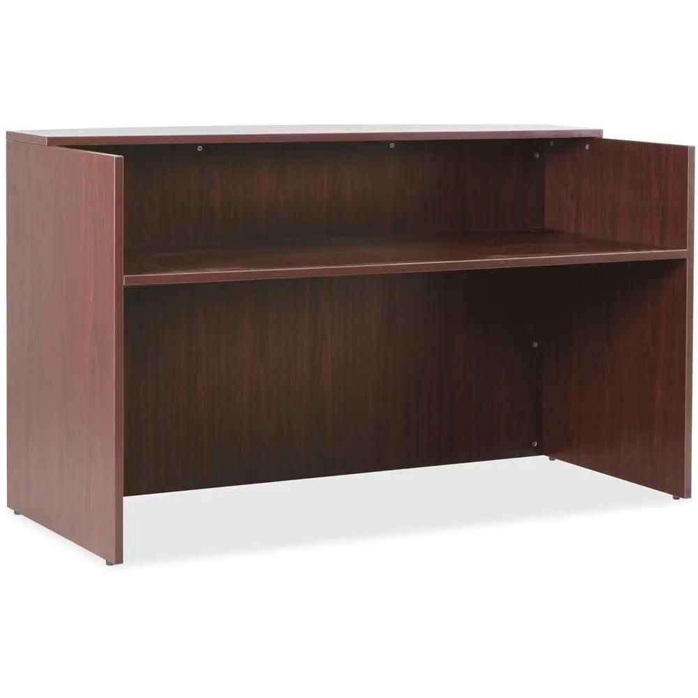 Lorell Essentials Series Front Reception Desk - 1&quot; Top, 72&quot; x 36&quot;42.5&quot; Desk