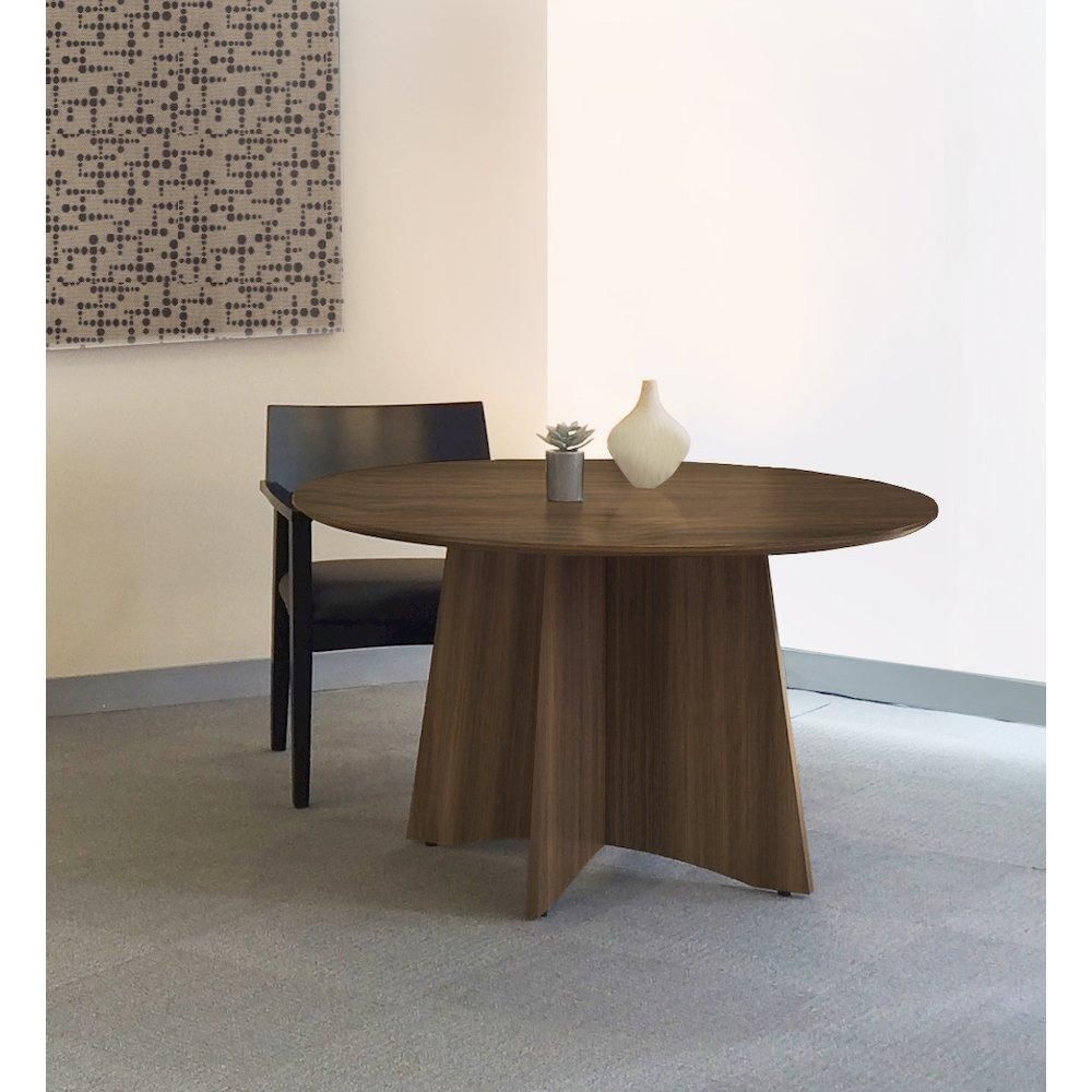 Medina Conference Table (48&quot; Round), Textured Sea Salt