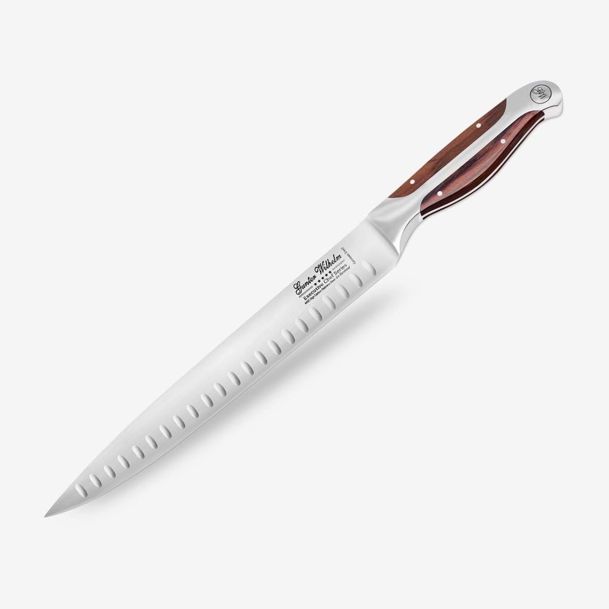 Gunter Wilhelm Thunder 10 Inch Carving Knife, Brown Pakkawood SKU: &#39;221