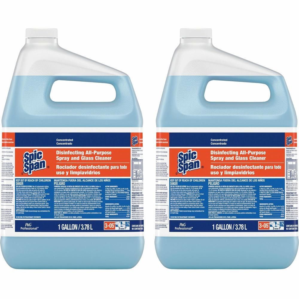 Spic and Span Disinfecting All-Purpose Spray and Glass Cleaner - For, Color: Blue