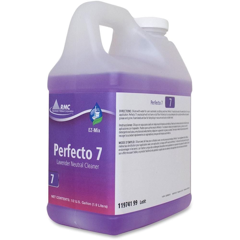 RMC Perfecto 7 Lavendar Cleaner - For Wall, Floor, Chrome, Porcelain, Stainless, Color: Purple