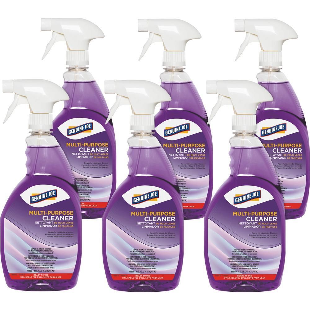 Genuine Joe Multi-purpose Cleaner - For Kitchen - Ready-To-Use - 32 fl oz (1, Color: Purple