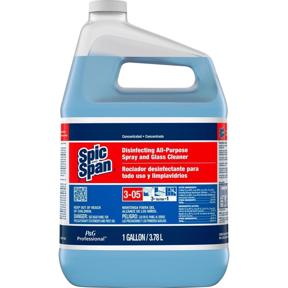 Spic and Span Disinfecting All-Purpose Spray and Glass Cleaner - For, Color: Blue