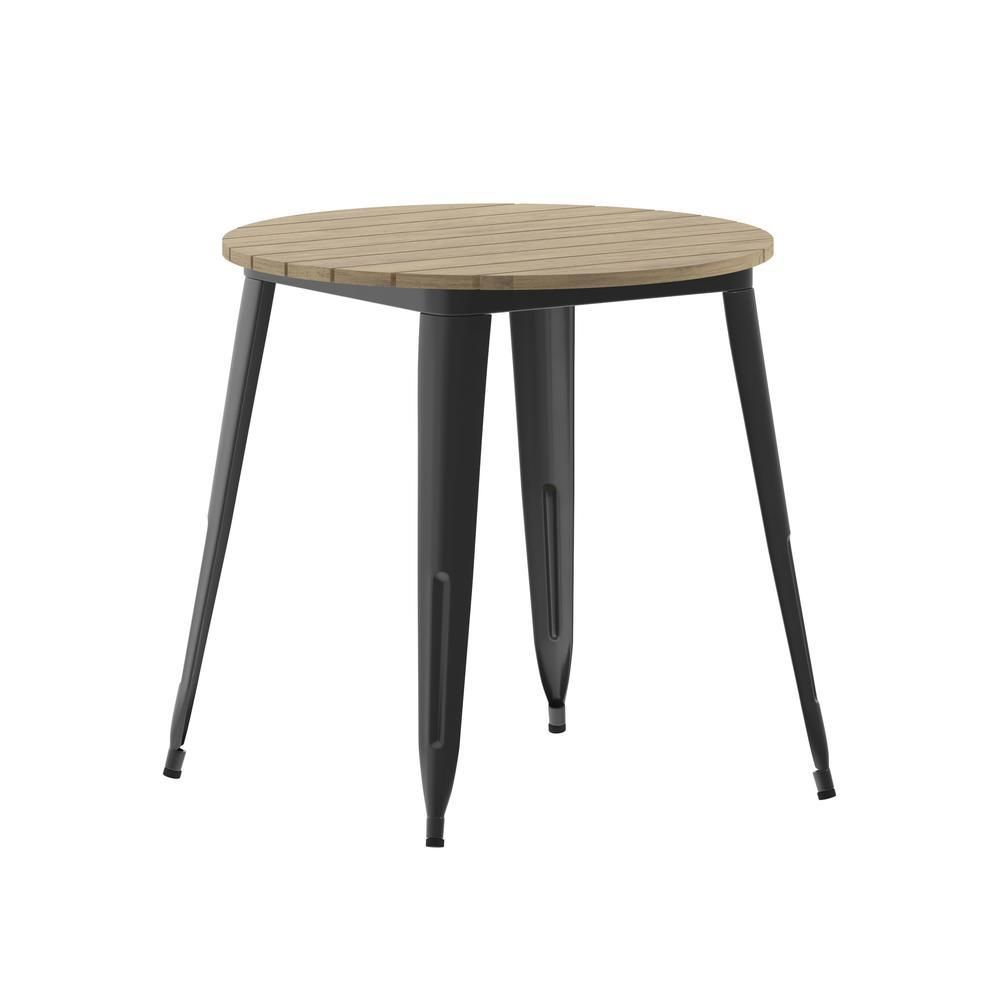 Contemporary 30&quot; Round Commercial Dining Table for 4