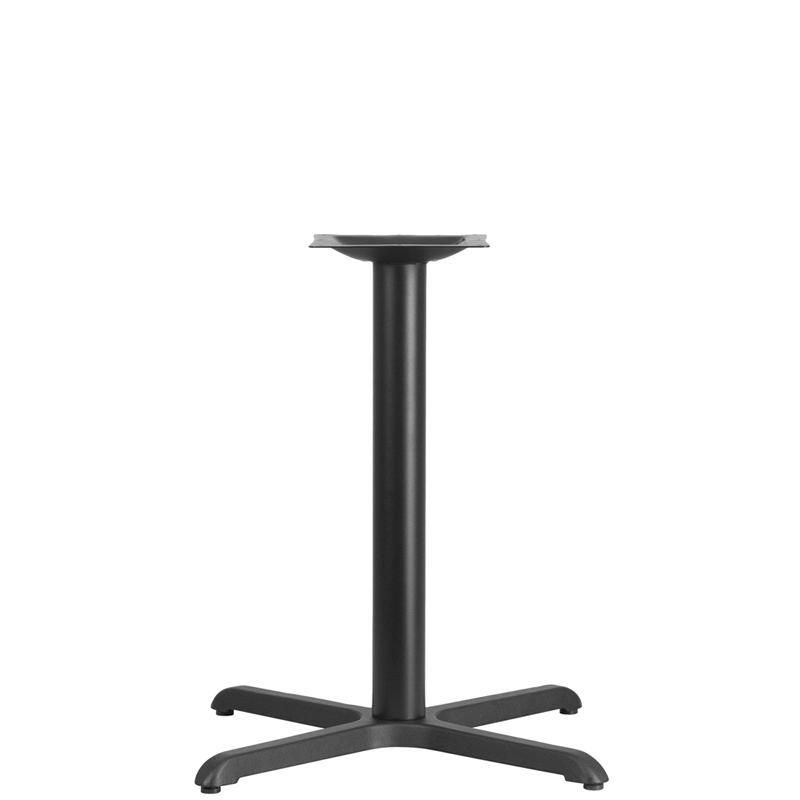 30&#39;&#39; x 30&#39;&#39; Restaurant Table X-Base with 3&#39;&#39; Dia. Table Height Column