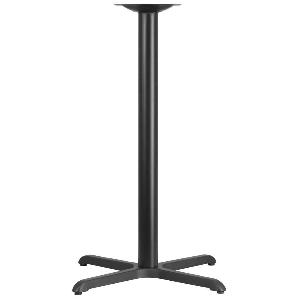 30&#39;&#39; x 30&#39;&#39; Restaurant Table X-Base with 3&#39;&#39; Dia. Bar Height Column