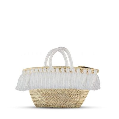Straw Bag With Tassels