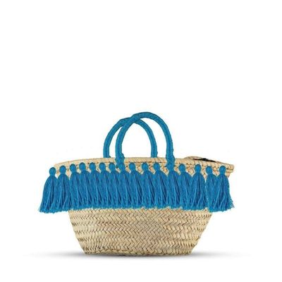 Straw Bag With Tassels