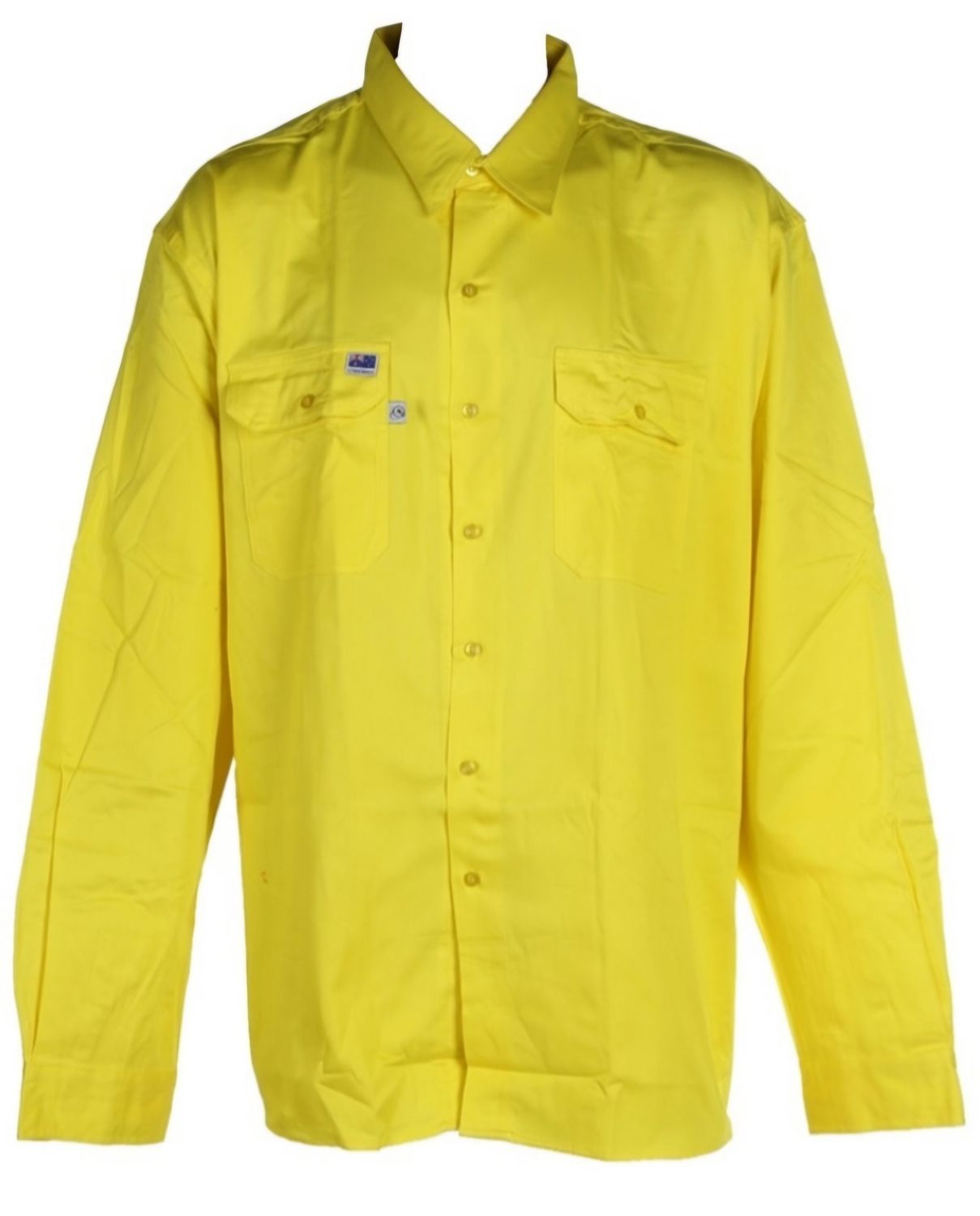 WorkSense Long Sleeve Open Front Cotton Drill Shirt