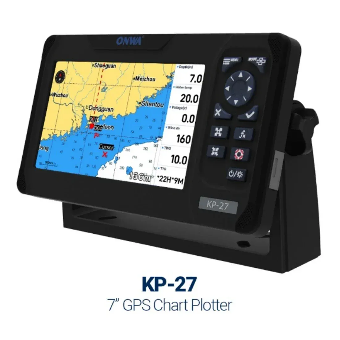 ONWA KP-27 7 inch GPS Chart Plotter