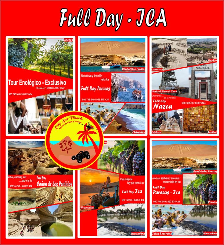 Paquetes Full Days en Ica
