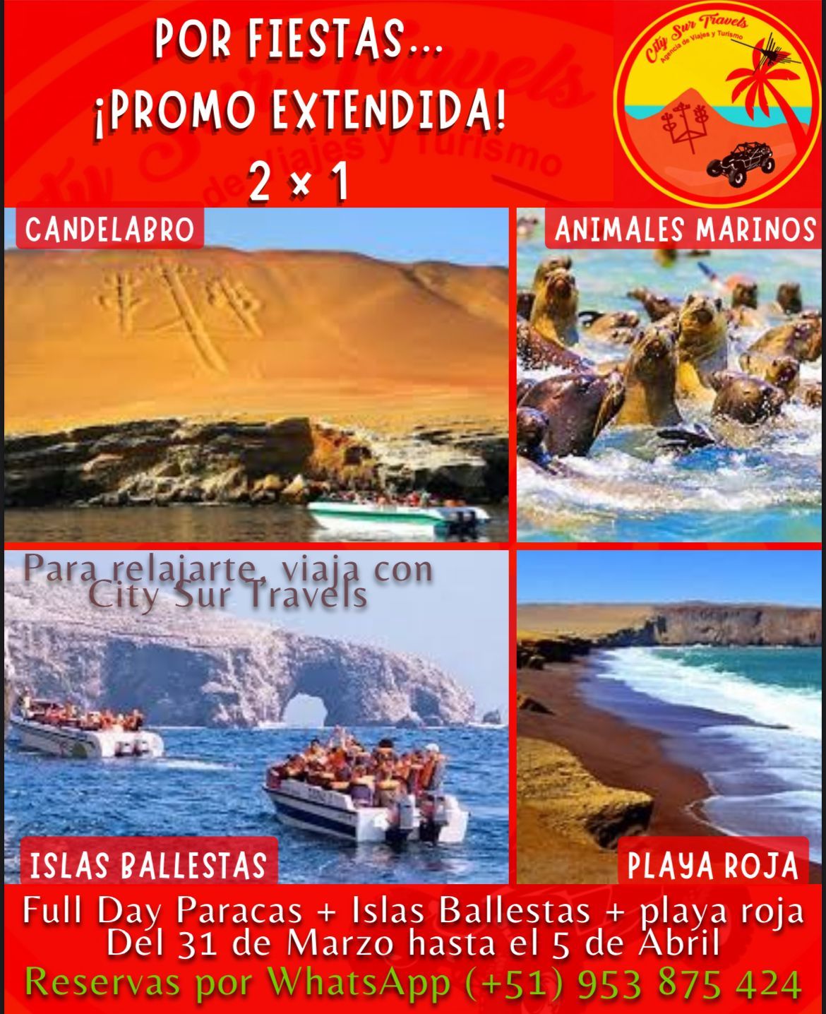 🥳⛱️ PROMOCIONES MARZO Y ABRIL 2026 🏝️🚤 🥳⛱️ PROMOCIONES MARZO Y ABRIL 2026 🏝️🚤
