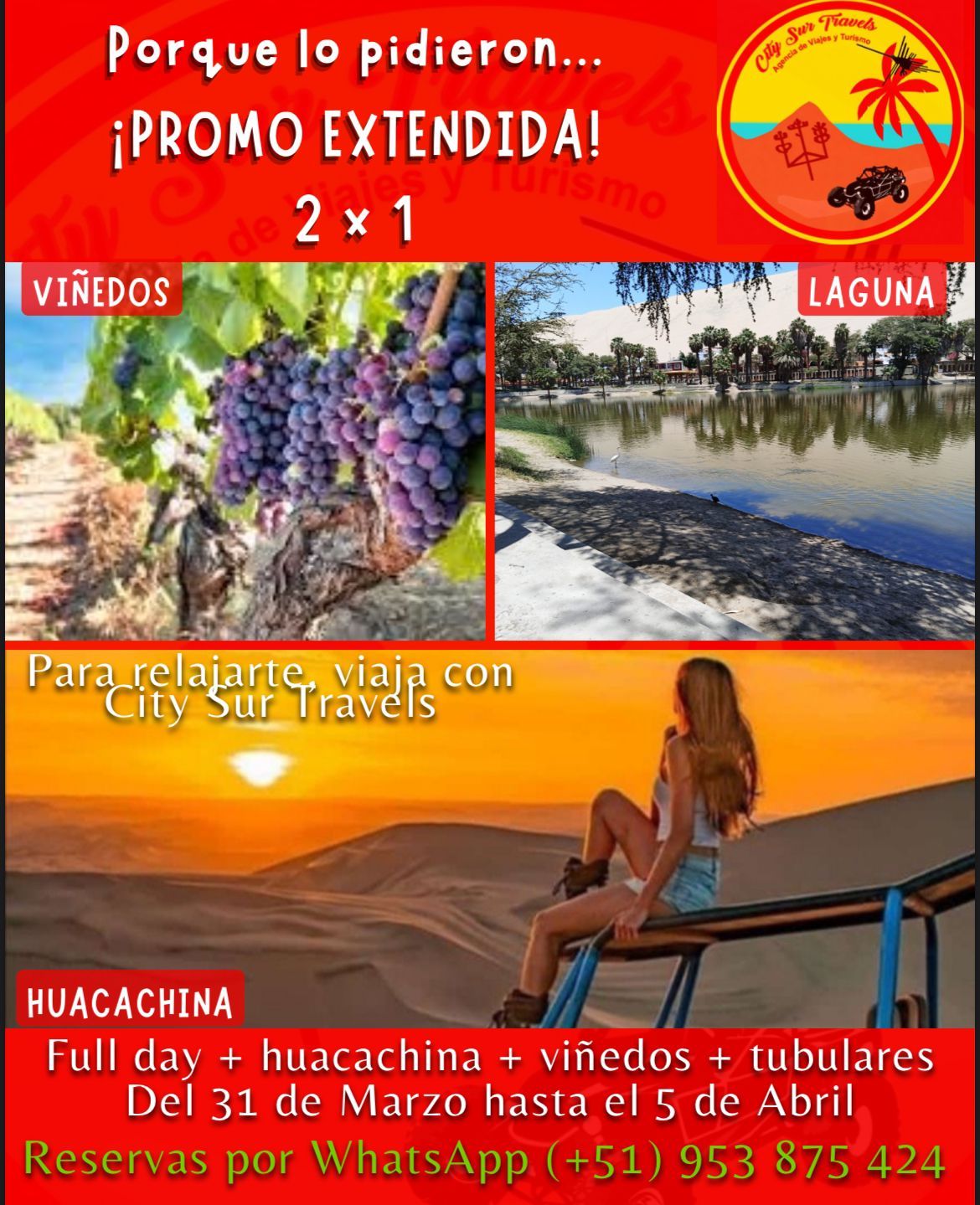 FERIADO - 2 x 1 SEMANA SANTA FERIADO - 2 x 1 SEMANA SANTA