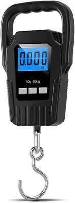 All-in-One Digital Scale: Weigh Fish, Luggage &amp; More (110lb/50kg)