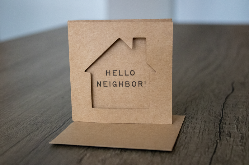 Mini Hello Neighbor Card