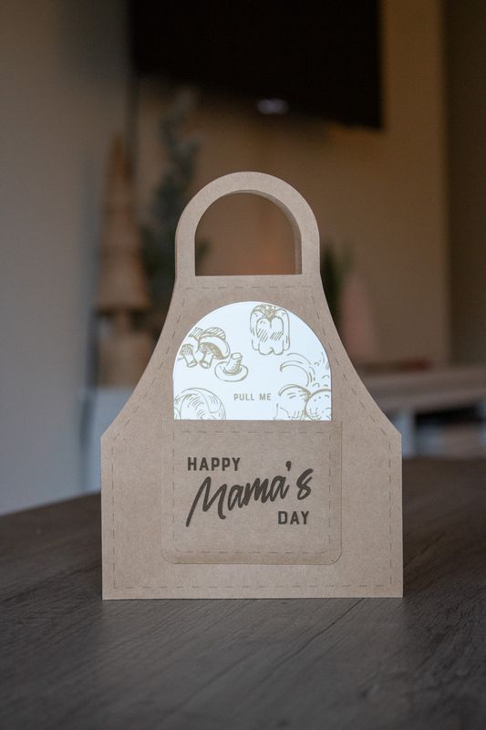 Mama's Day Apron Card