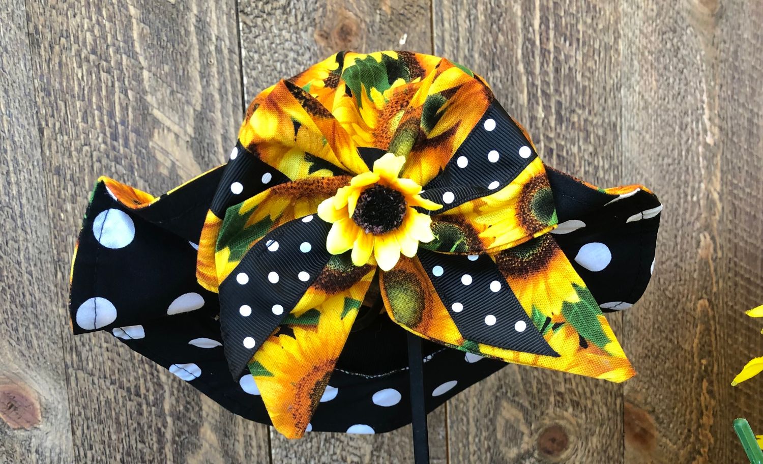 ThornKat Kids Handmade Girls Sunflower Hat