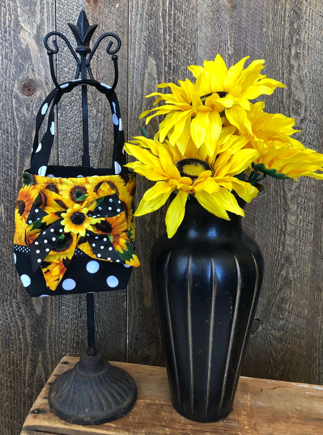 ThornKat Kids  Handmade Girls Sunflower Purse