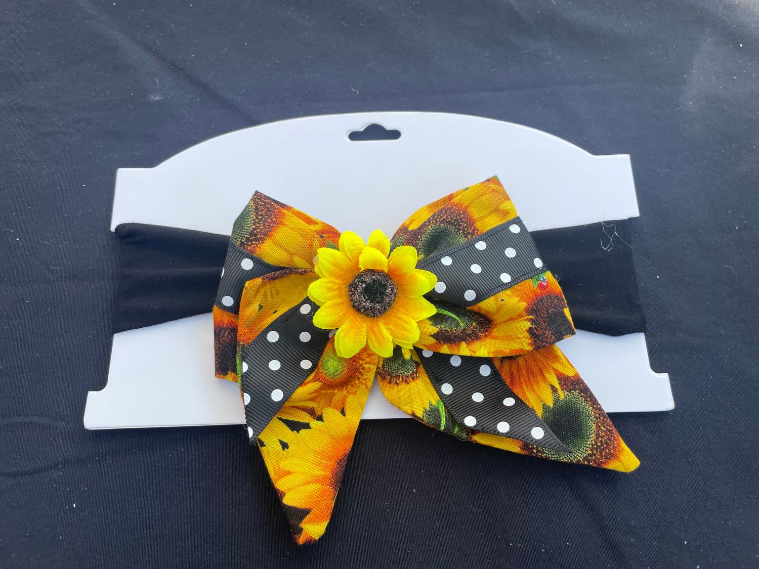 ThornKat Kids Handmade Girls Sunflower Headband