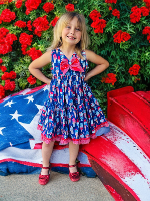 July 4th ice cream treats dress