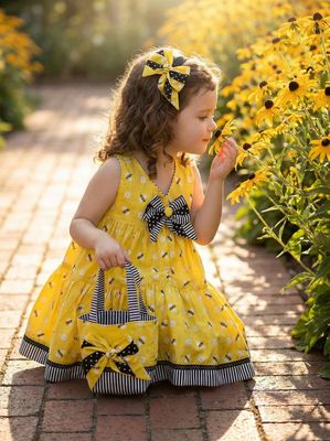 Children's twirly dresses