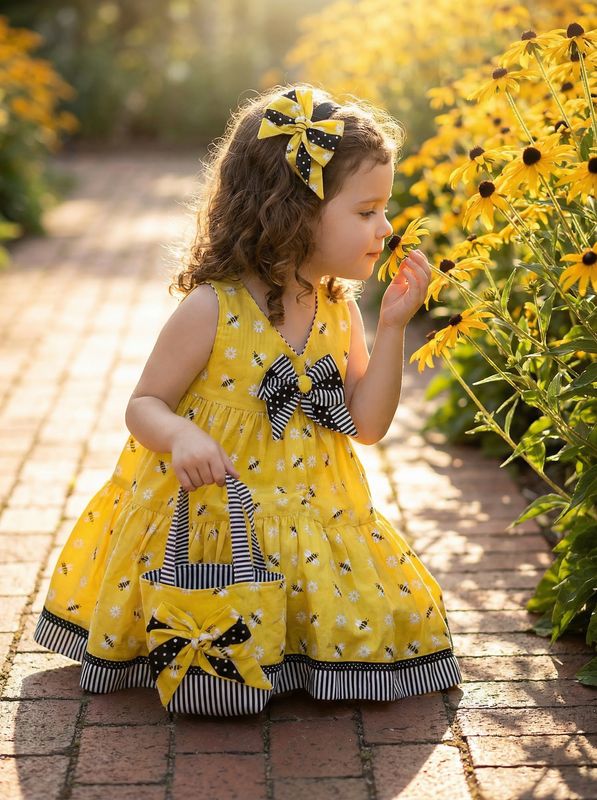 Children's twirly dresses
