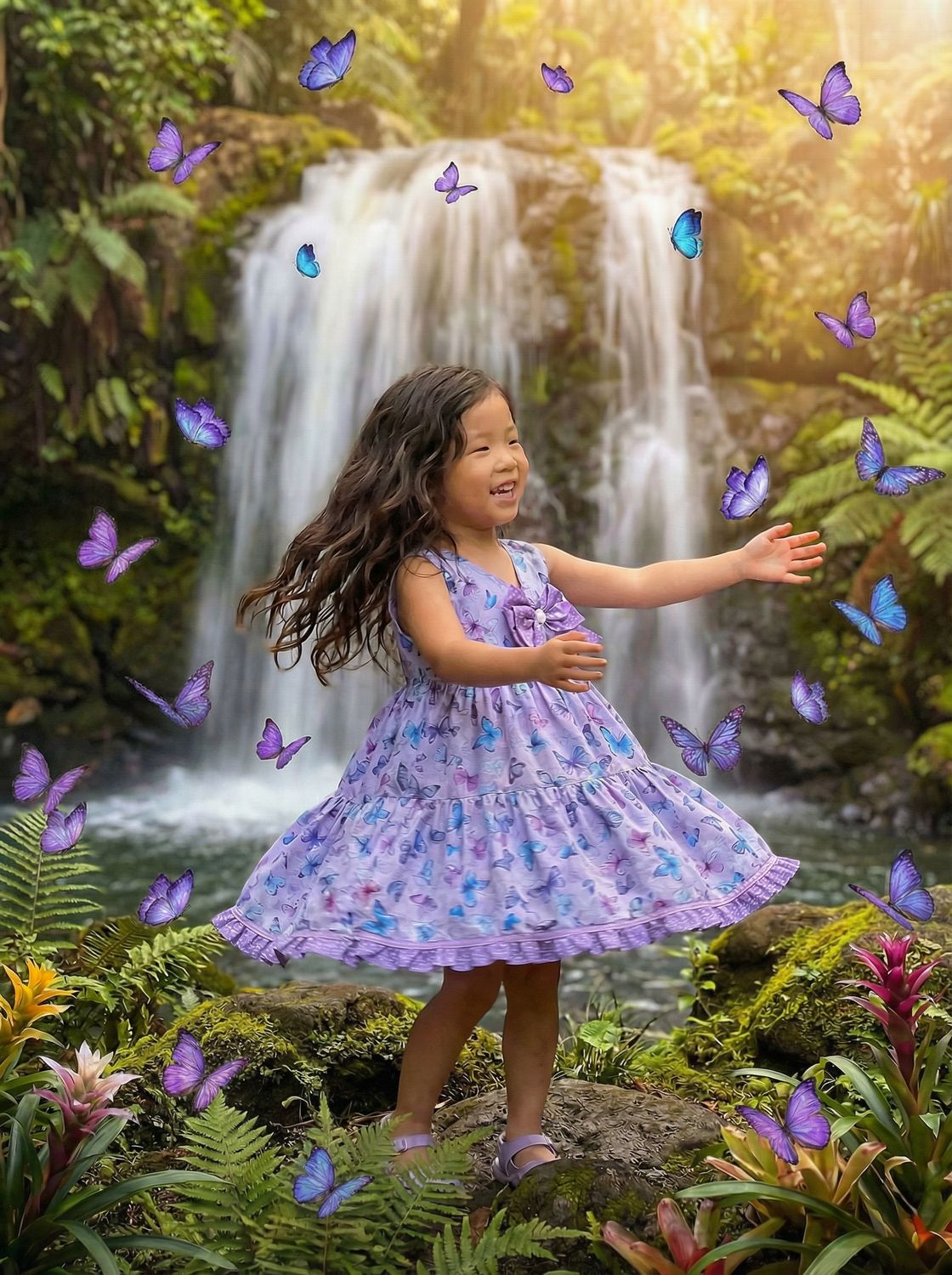 Butterflies In Flight