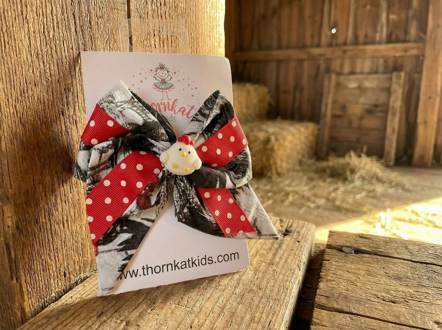 Flock of Chickens Hairbow