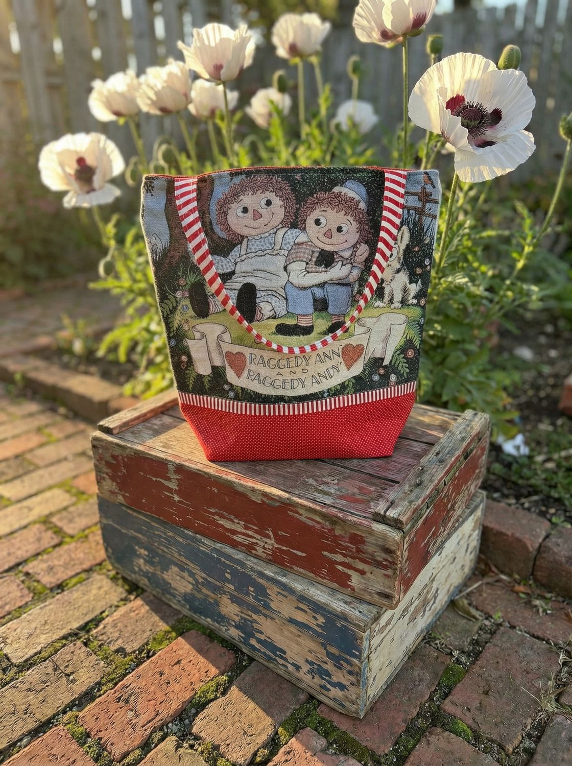 Raggedy Ann and Andy Tote Bag