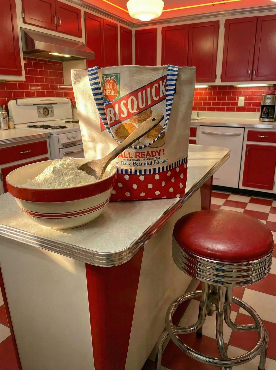 Vintage Bisquick Tote Bag