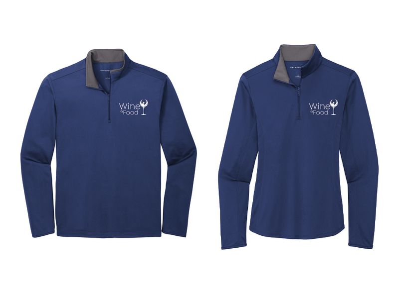 1/4 Zip Pullover - Wine and Food Holiday Festival