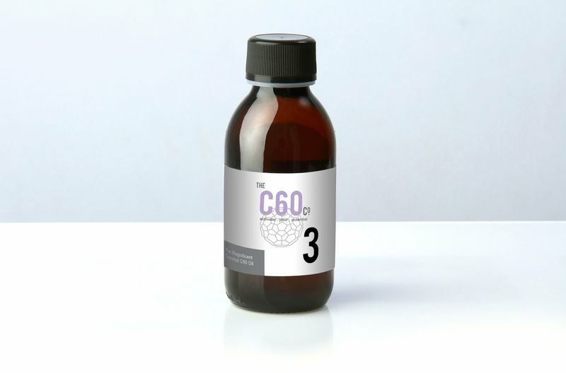 The New Size  Magnificent Coconut C60 Oil - 100ml Bottle / 13 Servings -  The Taste of Paradise