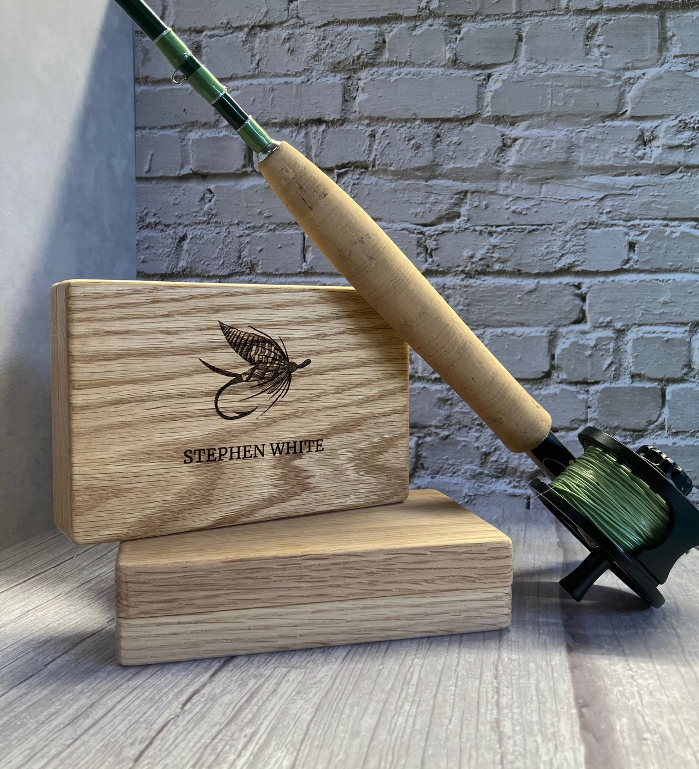 Personalized Wood Fly Box