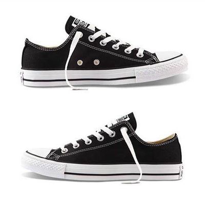 1970s Meiqi Canvas Classic Evergreen Canvas Shoes Allstar Men&#39;s And Women&#39;s High And Low