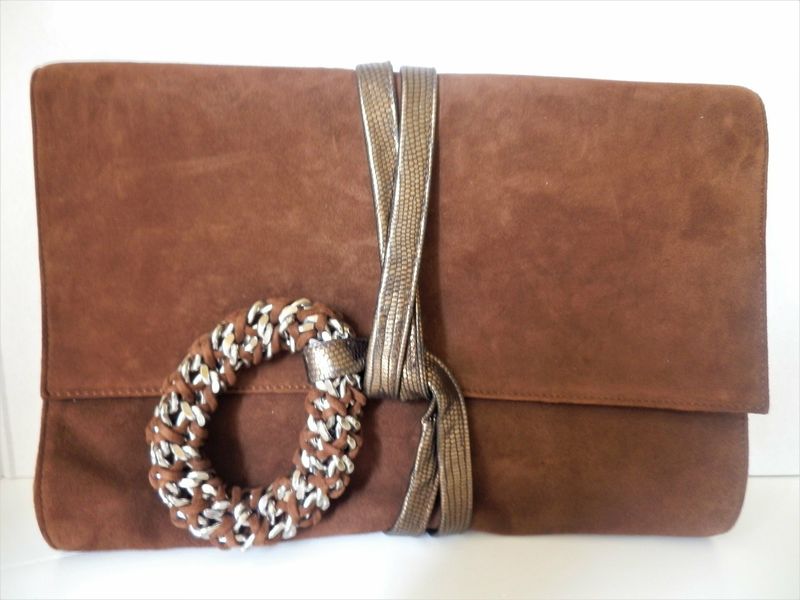 BORSA A MANO IN CAMOSCIO - RODO -
