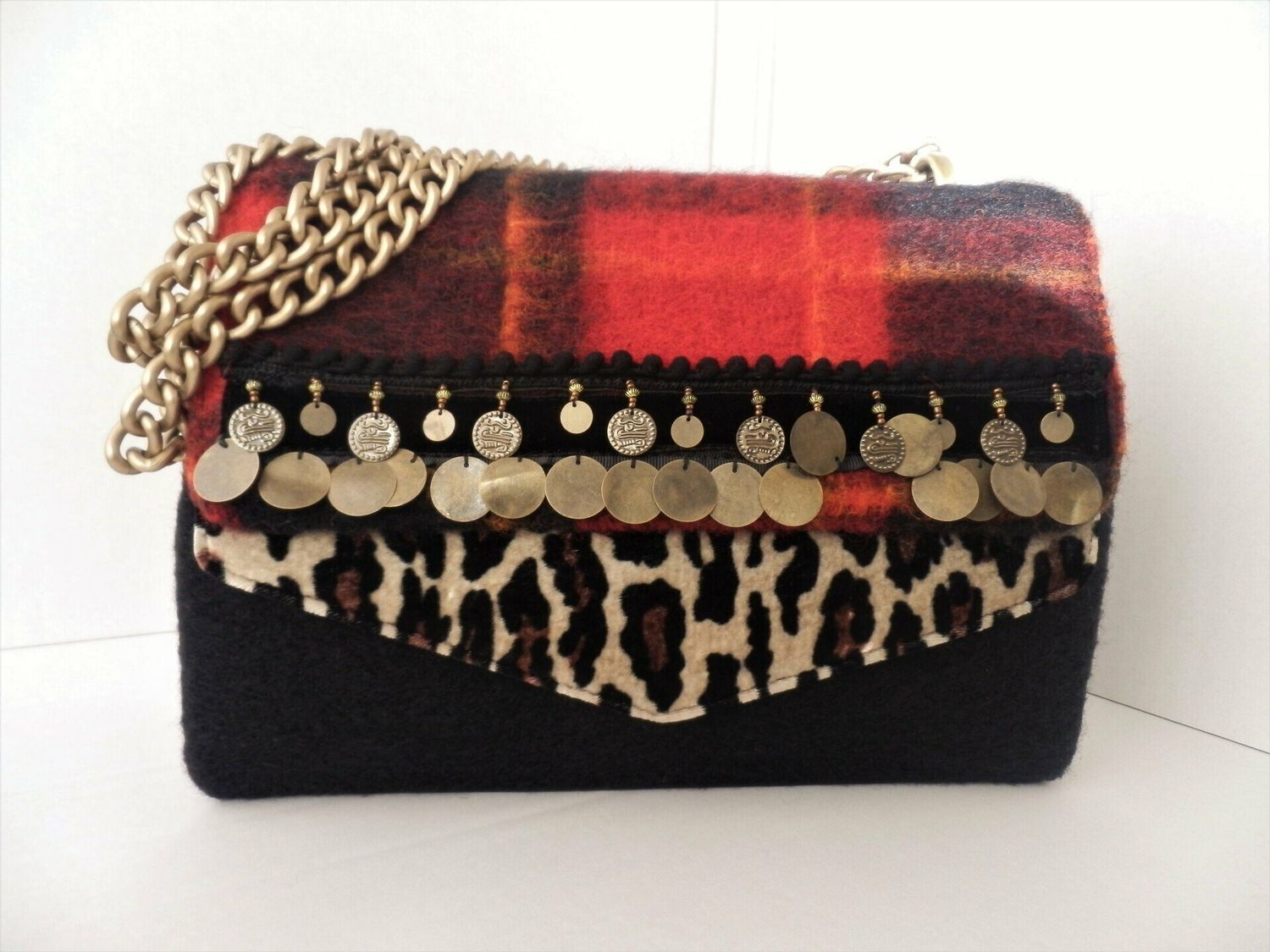 BORSA TESSUTO DOPPIA CATENA - VIA MAIL BAG BORSA TESSUTO DOPPIA CATENA - VIA MAIL BAG