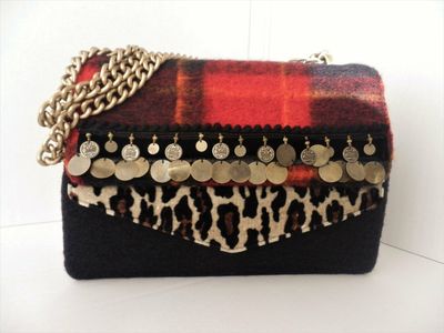 BORSA TESSUTO DOPPIA CATENA - VIA MAIL BAG BORSA TESSUTO DOPPIA CATENA - VIA MAIL BAG