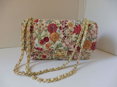 Borsa tessuto floreale Borsa tessuto floreale